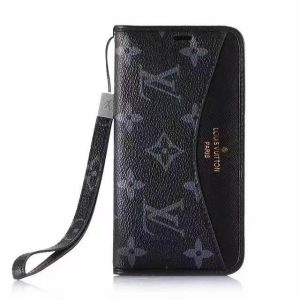 Louis Vuitton Eclipse Monogram Wallet Case for iPhone 15 14 13 11 12 Pro Max 12 13 Mini Max Xs Max XR 7 8 Plus