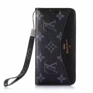 Louis Vuitton Eclipse Monogram Wallet Case for iPhone 15 14 13 11 12 Pro Max 12 13 Mini Max Xs Max XR 7 8 Plus