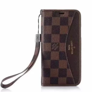 Louis Vuitton Damier Ebene Monogram Wallet Case for iPhone 13 11 12 Pro Max 12 13 Mini Max Xs Max XR 7 8 Plus