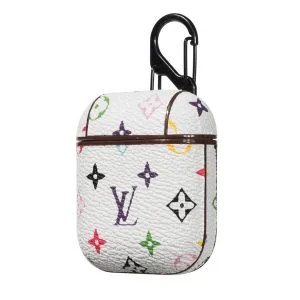 Louis Vuitton White Monogram Airpods Pro 1 2 3 Case