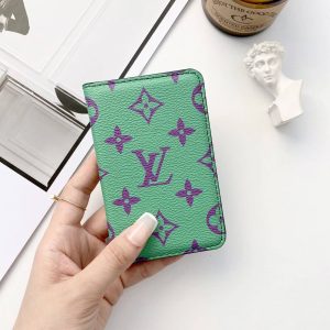 Card Holder Pocket Organizer - Green