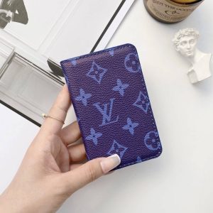 Card Holder Pocket Organizer - Blue