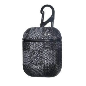 Louis Vuitton Black Checkerboard Airpods 1 2 3 Pro Case