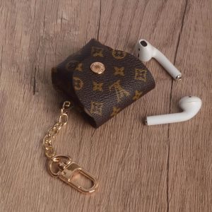 Louis Vuitton Leather Case Protective Cover Airpods Pro 1 2 3 - Small LV - AIRPODS PRO