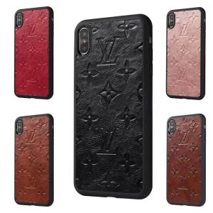 [SLIM FIT]Louis Vuitton Embossed Empreinte Monogram Leather iPhone 15 13 14 Pro Max 11 12 MINI Xs Max 7 8 Plus Case