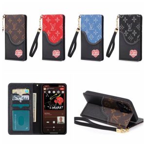 [VALENTINE]Louis Vuitton Valentine's Day Limited Wallet Case iPhone 13 14 15 Pro Max 12 11 Pro Max Xs XR 7 8 Plus