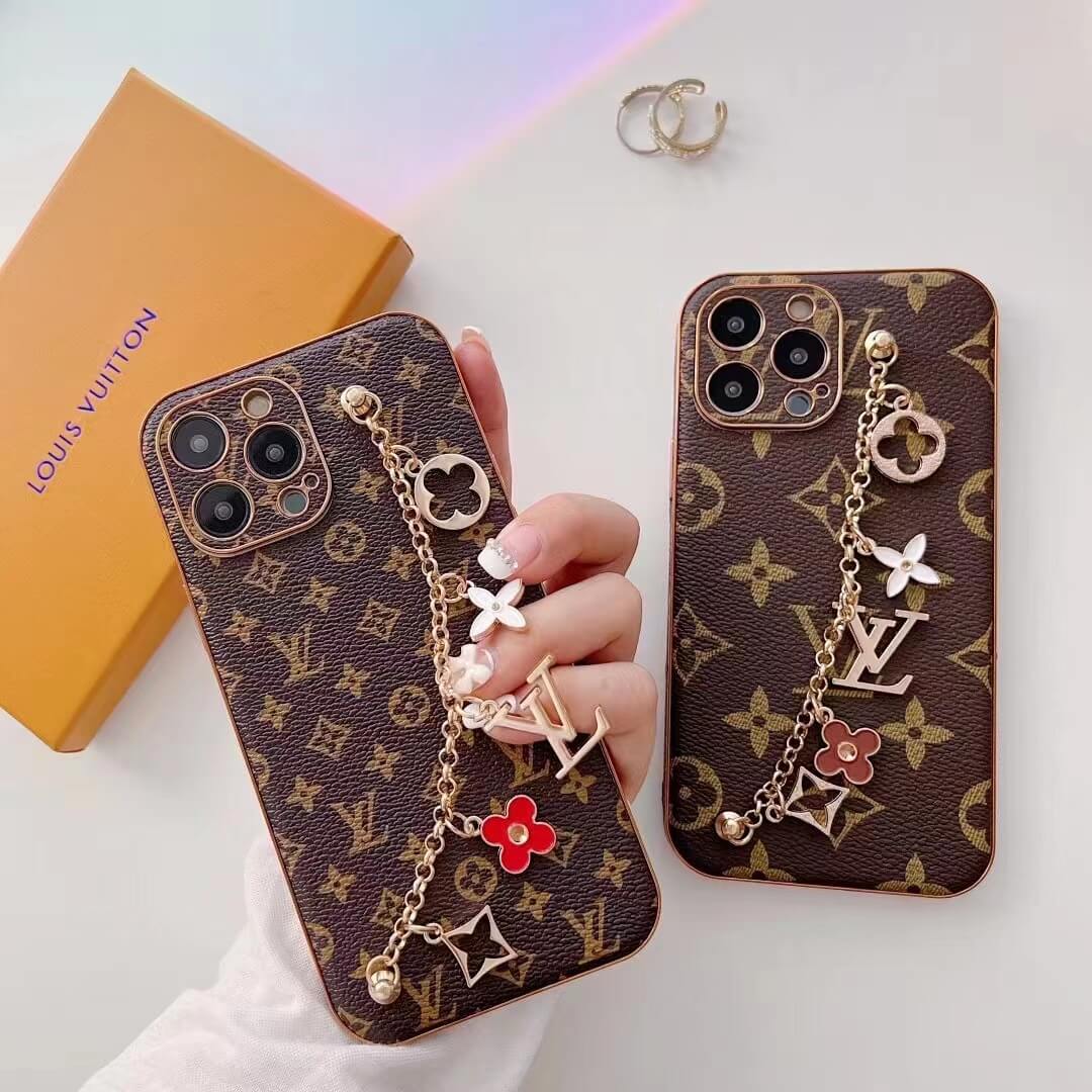 iPhone 13 Pro Max Louis Vuitton Wrist Strap Band Case 12 Pro max - Luxury  Phone Case Shop