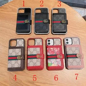 [WALLET] GUCCI Back Flip Wallet Case for iPhone 15 14 13 Pro Max 11 12 7 8 Plus XR Xs Max - IPHONE X/ XS