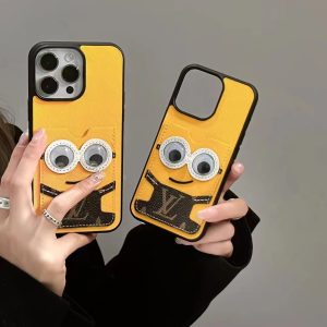 Louis Vuitton Cute Card Holder Leather Phone Case for iPhone 15 14 13 12 11 Pro Max - IPHONE X/ XS