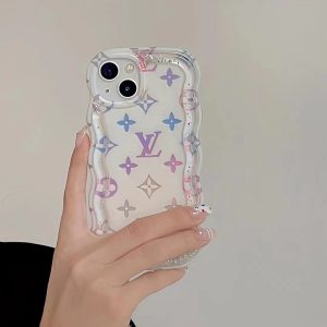 Louis Vuitton Quicksand Clear Soft Case for iPhone 15 14 Pro Max 13 12 11 Pro - IPHONE 12 PRO