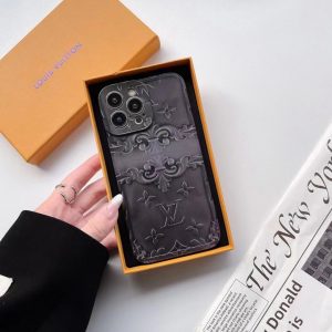 Louis Vuitton Slim TPU Case for iPhone 15 14 Pro Max 13 12 11 Pro XS Max XR XS 7 8 Plus - IPHONE 12 PRO