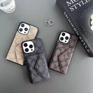 Coach Wallet Leather Case for iPhone 15 14 Pro Max 13 12 11 XR XS 7 8 Plus - IPHONE X/ XS