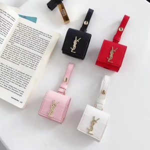 Saint Laurent Luxury Leather Case Airpods Pro 1 2 3 - AIRPODS PRO