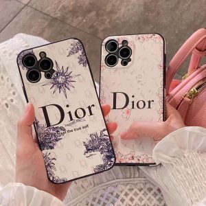 Christian Dior Ultra Thin Leather Case for iPhone 14 13 12 11 15 Pro Max - IPHONE 12 PRO