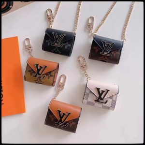 Louis Vuitton Classic Monogram Chain Leather Case for Airpods Pro 1 2 3 - AIRPODS PRO
