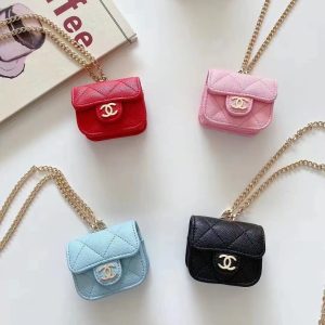 Chanel Lanyard Luxury Leather Case Airpods Pro 1 2 3 - AIRPODS PRO