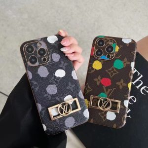 Louis Vuitton Classic Luxury Leather Phone Case for iPhone 15 14 13 12 11 Pro Max - IPHONE 12 PRO