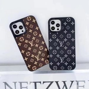 Louis Vuitton Monogram Silicone Case for iPhone 15 14 Pro Max 13 12 11 XR XS 7 8 Plus - IPHONE 12 PRO