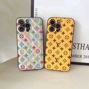Louis Vuitton Yayoi Kusama Leather Case for iPhone 15 14 Pro Max 13 12 11