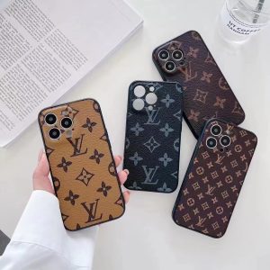 Louis Vuitton Ultra Thin Leather Case for iPhone 15 14 Pro Max 13 12 11 XR XS 7 8 Plus - IPHONE 12 PRO