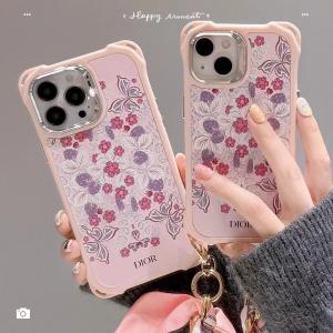 Dior Luxury Wristband Chain Case For iPhone 15 14 13 12 11 Pro Max