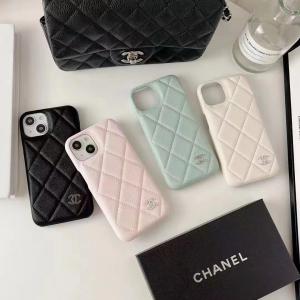Chanel Luxury Leather Phone Case For iPhone 15 14 13 12 11 Pro Max