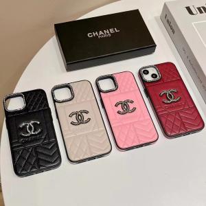 Chanel Luxury Leather Phone Case For iPhone 15 14 13 12 Pro Max