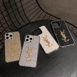 Saint Laurent Luxury Plating Phone Case For iPhone 15 Pro Max 14 13 12 11 - IPHONE 11