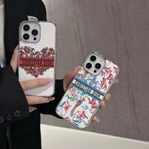 Christian Dior Classic Luxury Plating Phone Case For iPhone 15 Pro Max 14 13 12 11 - IPHONE 11