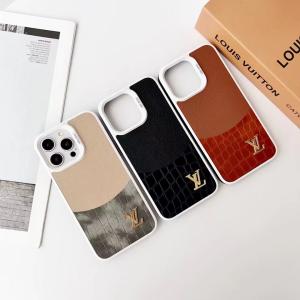 Louis Vuitton Colorblock Crocodile Leather Phone Cas