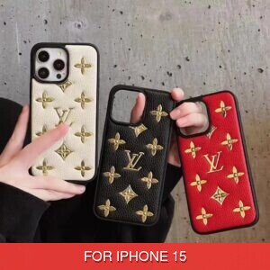 Louis Vuitton Soft Leather Phone Case - IPHONE 15