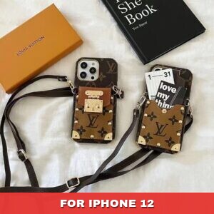 Louis Vuitton Crossbody Dauphine Lock Card Holder Phone Case - IPHONE 12